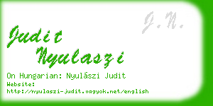judit nyulaszi business card