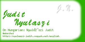 judit nyulaszi business card